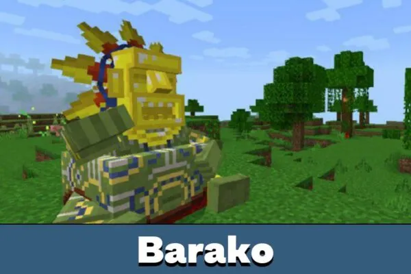 Barako from Mowzies Mobs Mod for Minecraft PE