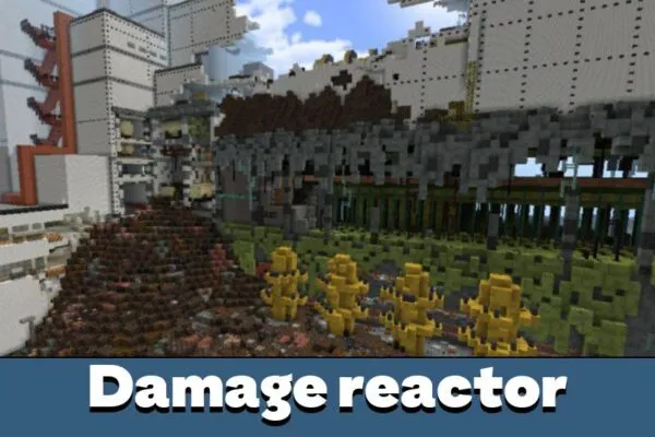 Damage Reactor from Chernobyl City Map for Minecraft PE