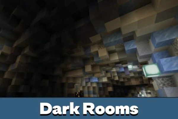 Dark Rooms from Snowy Survival Map for Minecraft PE