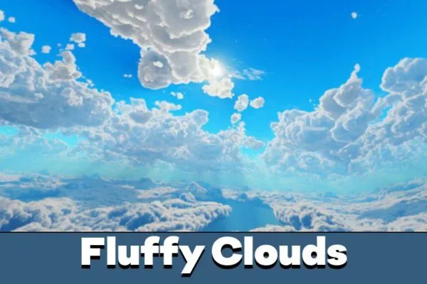 Fluffy Clouds from Clouds Mod for Minecraft PE