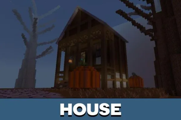 House from Halloween Map for Minecraft PE