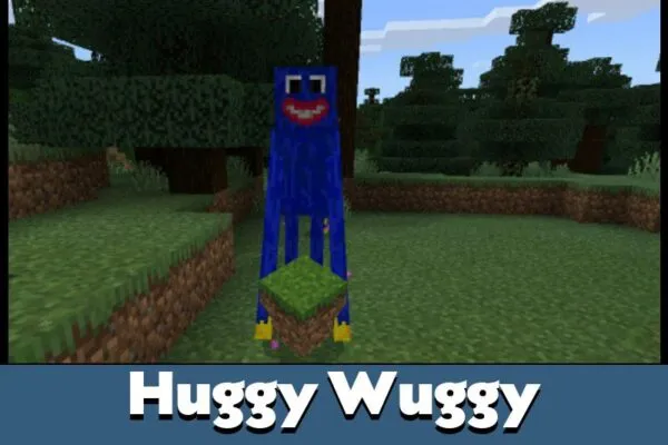 Huggy Wuggy from Poppy Playtime Texture Pack for Minecraft PE