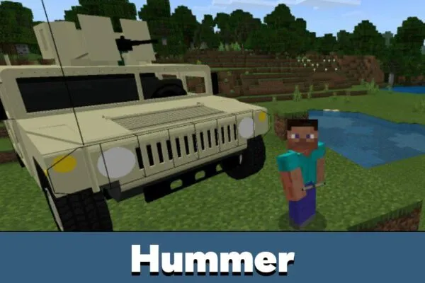 Hummer from Flans Mod for Minecraft PE