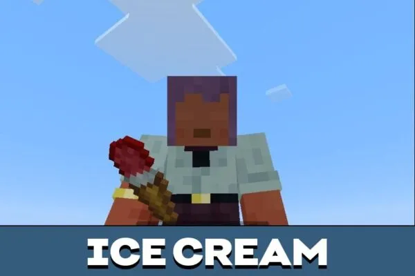 Ice Cream from Food Mod for Minecraft PE