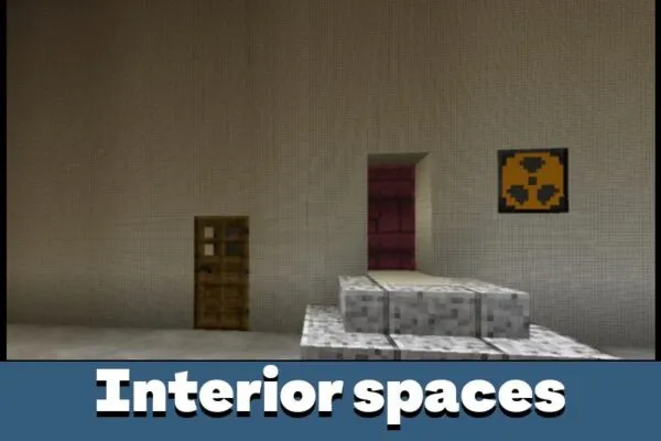 Interior Spaces from Chernobyl City Map for Minecraft PE