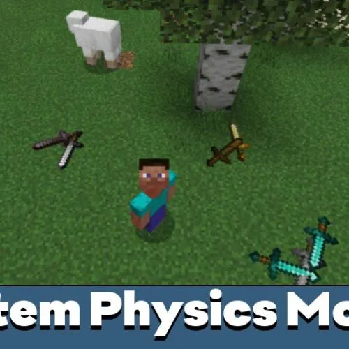 Item Physics Mod for Minecraft PE