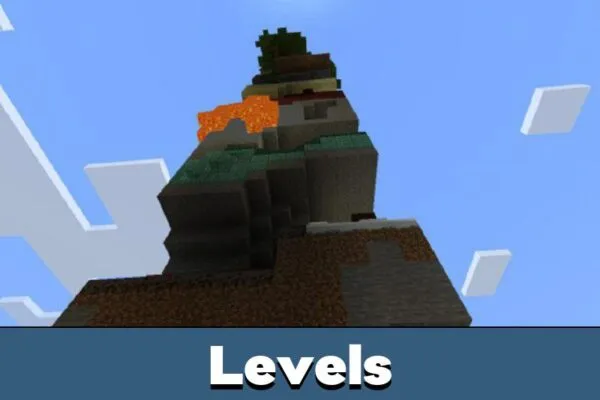 Levels from 100 Floors Map for Minecraft PE