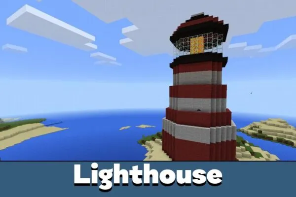 Lighthouse from Twilight Forest Map for Minecraft PE