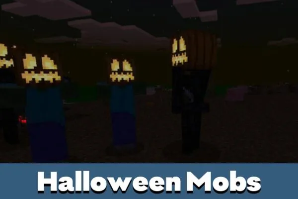 Halloween Mobs from Halloween Texture Pack for Minecraft PE