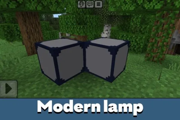 Modern Lamp from Redstone Texture Pack for Minecraft PE