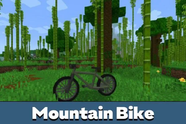 Mountain Bike from Bicycle Mod for Minecraft PE