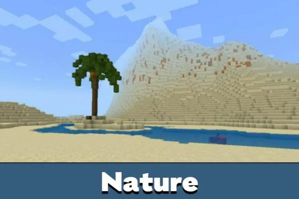 Nature from Desert Survival Map for Minecraft PE