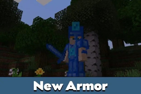 New Armor from Dungeons Mod for Minecraft PE