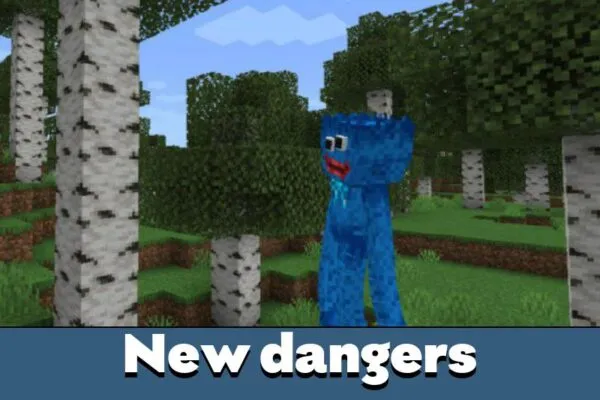 New Dangers from Poppy Playtime Mod for Minecraft PE