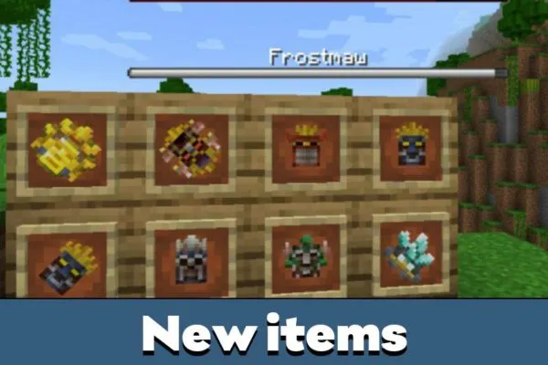 New Items from Mowzies Mobs Mod for Minecraft PE