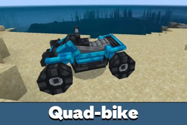 Quad-Bike from Motorcycle Mod for Minecraft PE