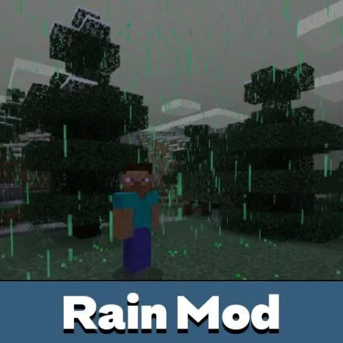 Rain Mod for Minecraft PE