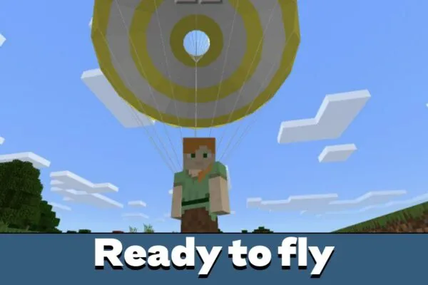 Ready to Fly from Airship Mod for Minecraft PE