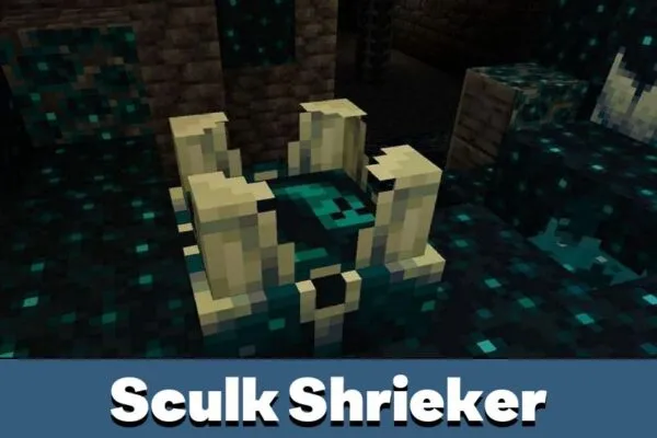 Sculk Shriekers from Minecraft 1.19