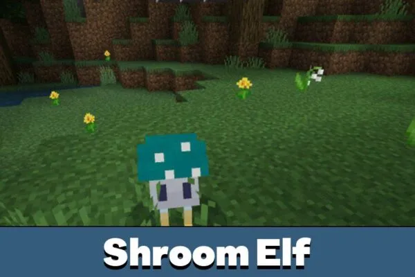 Sroom Elf from Dungeons Mod for Minecraft PENew Mobs from Dungeons Mod for Minecraft PE