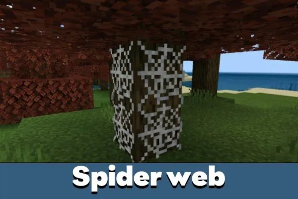 Spider Web from Halloween Texture Pack for Minecraft PE