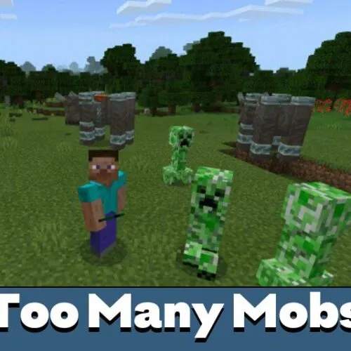 Too Many Mobs Mod for Minecraft PE