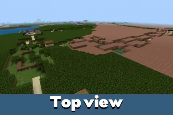 Top View from Pokemon Map for Minecraft PE