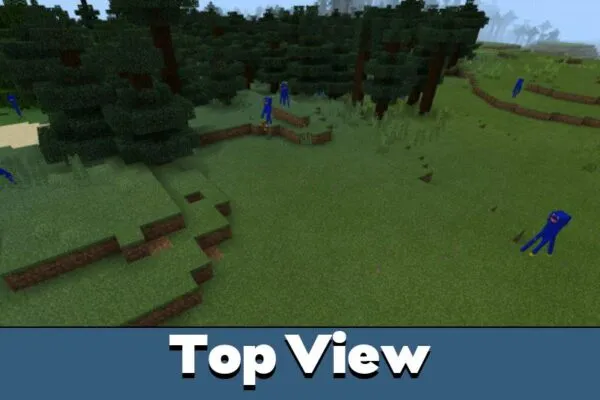 Top View from Poppy Playtime Texture Pack for Minecraft PE