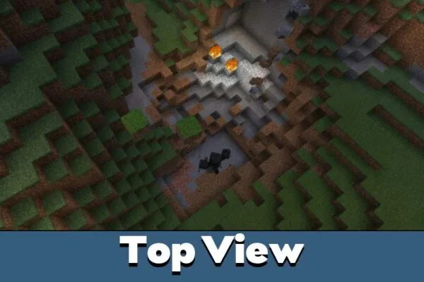 Top View from Storm Mod for Minecraft PE