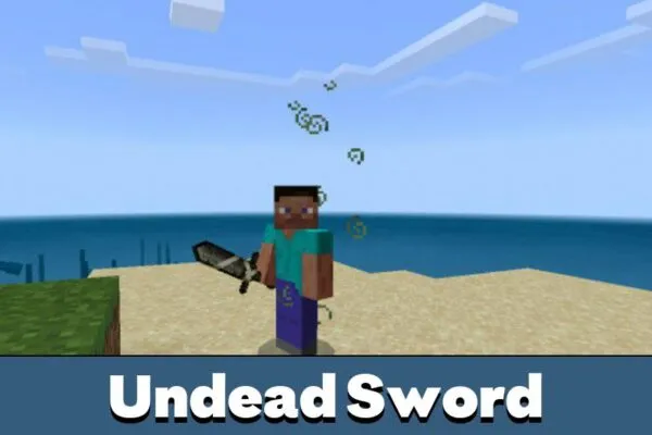 Undead Sword from Necromancy Mod for Minecraft PE