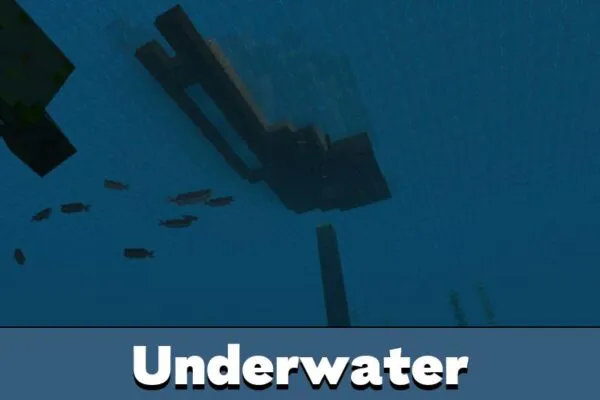 Underwater from Ocean Explorer Map for Minecraft PE