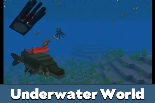 Underwater World from River Monsters Mod for Minecraft PE