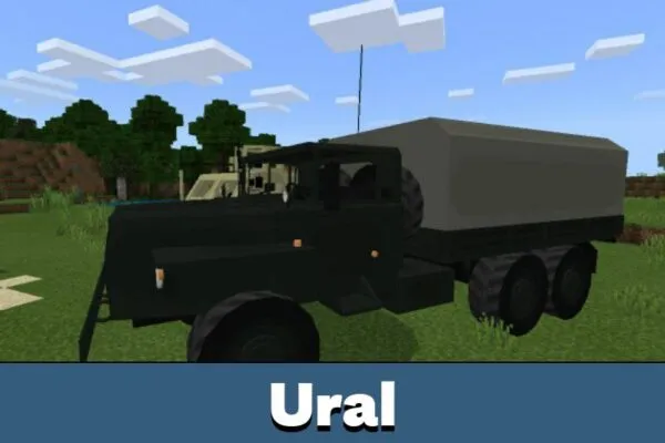 Ural from Flans Mod for Minecraft PE