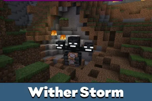 Wither Storm from Storm Mod for Minecraft PE