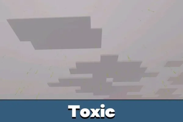 100 Days Toxic from Rain Mod for Minecraft Bedrock