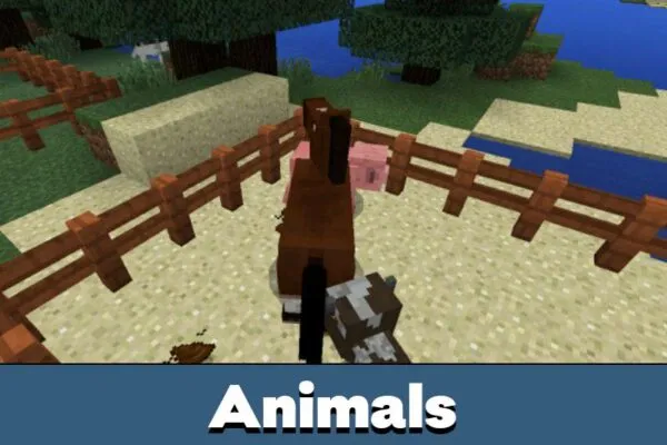 Animals from Poop Mod for Minecraft PE