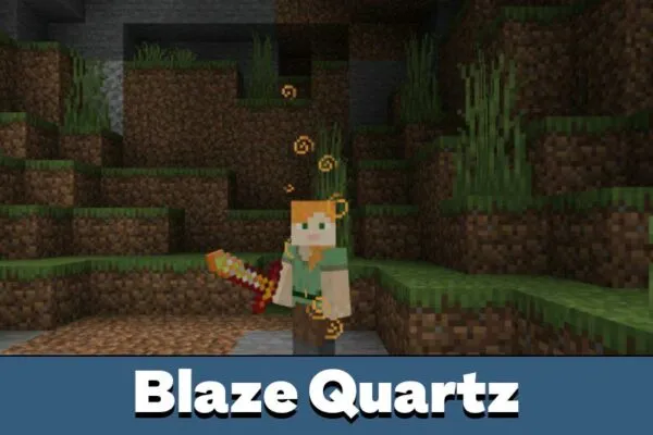 Blaze Quartz from Battle Gears Mod for Minecraft PE