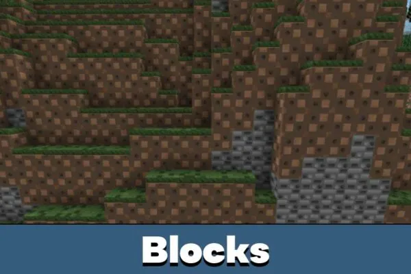 Blocks from Lego Texture Pack for Minecraft PE