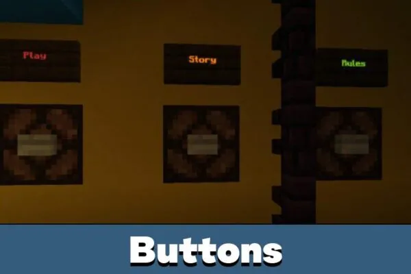 Buttons from Poppy Playtime Map for Minecraft PE