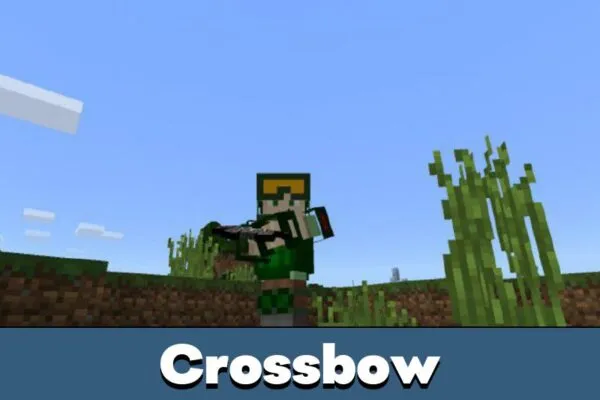 Crossbow from Battle Gears Mod for Minecraft PE