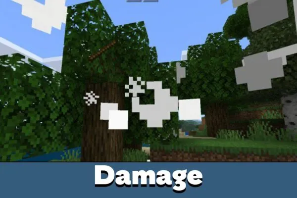 Damage from Timber Mod for Minecraft PE