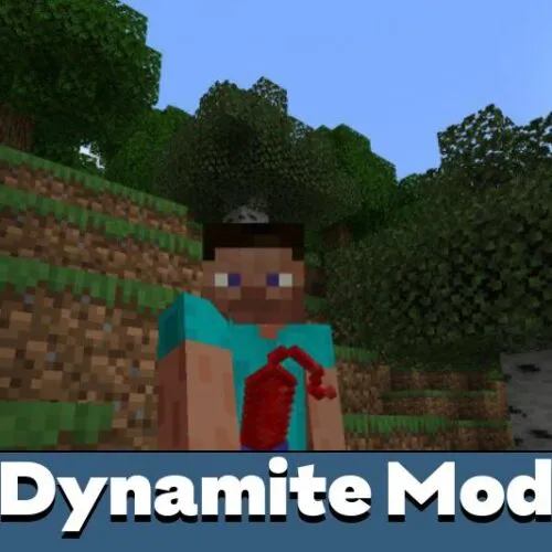 Dynamite Mod for Minecraft PE