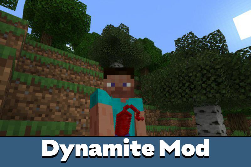Download Dynamite Minecraft PE mod explosive adventures