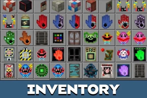 Inventory from Poppy Playtime Mod for Minecraft PE