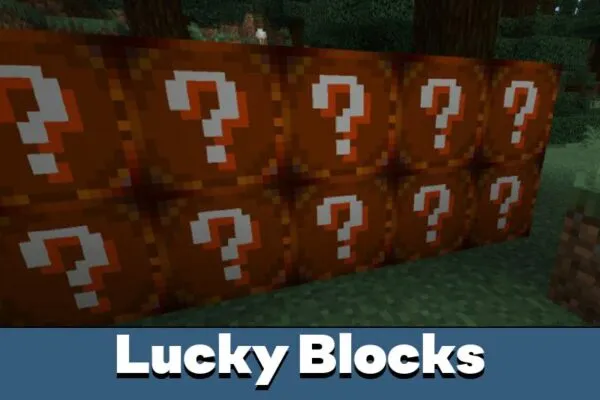 Lucky Blocks from Poop Mod for Minecraft PE