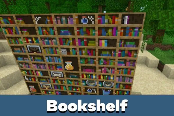 Bookshelf from Booshelf Mod for Minecraft PE