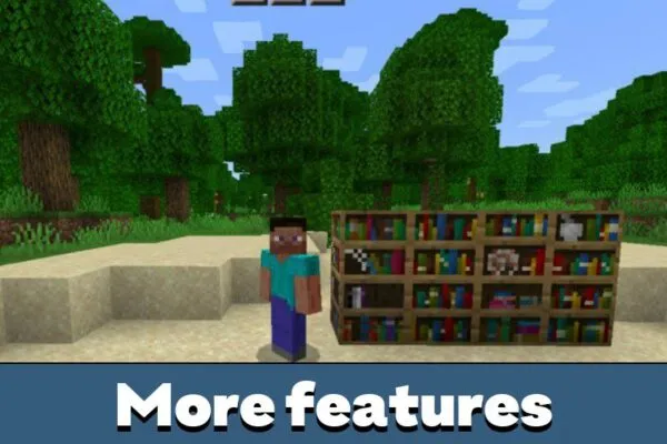 More Features from Booshelf Mod for Minecraft PE