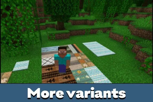 More Variants from Carpet Mod for Minecraft PE