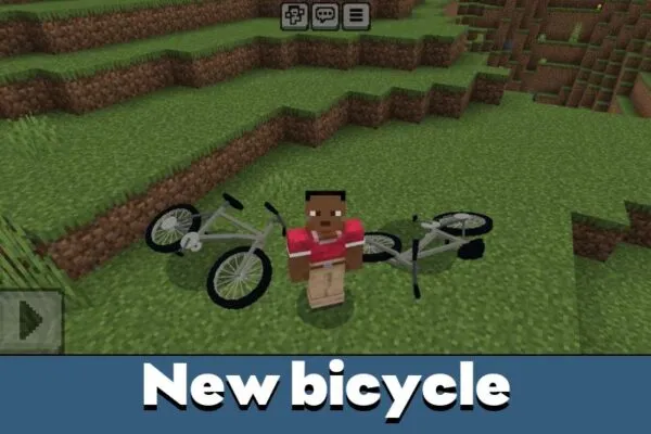 New Bicycle from Bicycle Mod for Minecraft PE