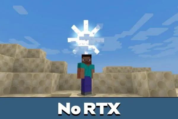 No RTX from Lego Texture Pack for Minecraft PE